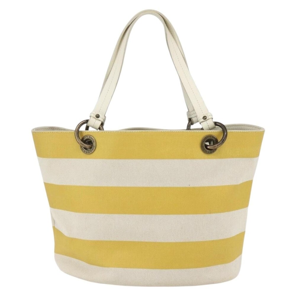 Burberry Blue Label Tote Bag Yellow